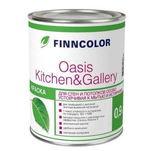Краска для стен и потолков Tikkurila Finncolor Oasis Kitchen&Gallery база С матовая 0,9 л