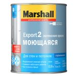 Краска для стен и потолков Marshall Export-2 база BW глубокоматовая 0,9 л