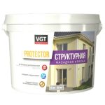 Краска структурная VGT Protektor 10,1 л/15 кг