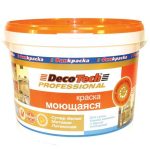 Краска интерьерная DecoTech Professional моющаяся база С 3 л