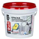 Краска для стен и потолков акриловая Dali Professional база С 0,9 л