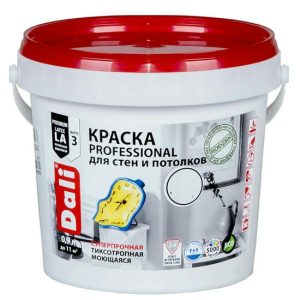 Краска для стен и потолков акриловая Dali Professional база С 0,9 л