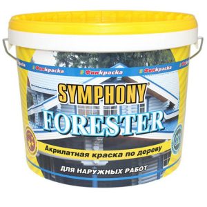 Краска фасадная по дереву Symphony Forester 00-01100271 база А 10/9 л