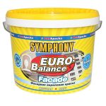Краска фасадная водоэмульсионная Symphony Euro-Balance Aqua 00-01100261 LC 10/9 л