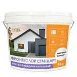Краска фасадная акриловая Perfekta Фронтколор Стандарт цветовая группа 1 15 кг