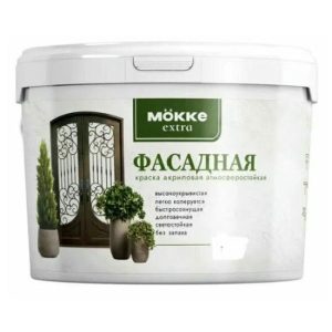 Краска акриловая фасадная Mokke Extra 10422 3 кг
