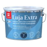 Краска для стен и потолков Tikkurila Luja Extra База C экстра-стойкая матовая 9 л