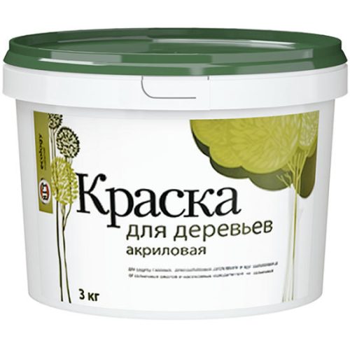 Краска акриловая VGT ВД-АК-1180 для деревьев 3 кг