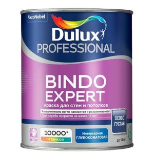 Краска для стен и потолков Dulux Professional Bindo Expert база BW глубокоматовая 1 л