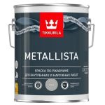 Краска по ржавчине Tikkurila Metallista глянцевая серая 2,3 л