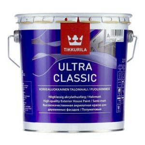 Краска фасадная Tikkurila Ultra Classic полуматовая база С 2,7 л
