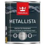 Краска по ржавчине Tikkurila Metallista глянцевая серебряная 0,8 л