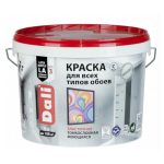 Краска для обоев акриловая Dali 20129 износостойкая база C 9 л