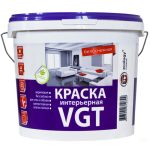 Краска интерьерная VGT ВД-АК-2180 белоснежная 25 кг