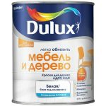Краска водно-дисперсионная Dulux Легко обновить Мебель и дерево база BW 0,75 л матовая