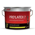 Краска латексная Parade Professional E7 Pro Latex7 интерьерная шелковисто-матовая основа С 2,7 л