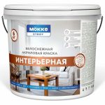 Краска акриловая интерьерная Mokke Stroy 12065 моющаяся 6 кг