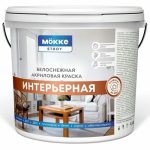 Краска акриловая интерьерная Mokke Stroy 12067 моющаяся 25 кг