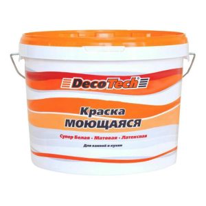 Краска моющаяся DecoTech 10 л