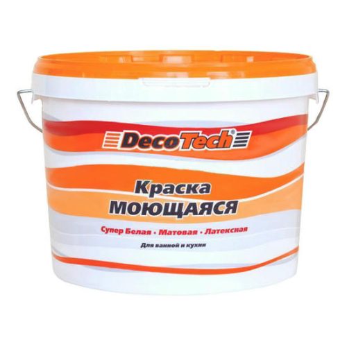 Краска моющаяся DecoTech 10 л