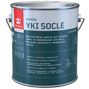 Краска для цоколя Tikkurila Yki Socle 700014069 матовая база С 2,7 л