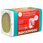 Утеплитель Rockwool Акустик Баттс - 1000*600*100мм 3.00000м2 0.300000м3