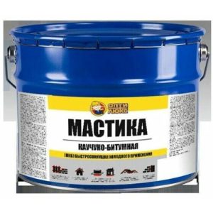 Мастика Каучуко-битумная МКБ Оптилюкс (5кг)