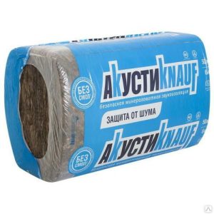 Плита звукоизоляционная АкустиKnauf 100x610x1230 8 шт в упаковке