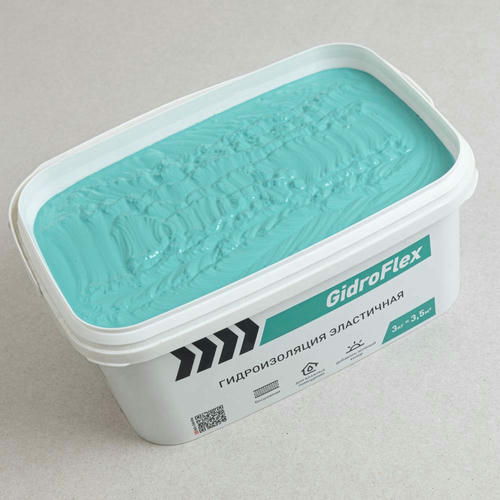 Гидроизоляция полимерная эластичная Danogips GidroFlex 3 кг — изображение 2