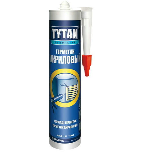 Герметик акриловый Tytan Euro-Line белый 290 мл
