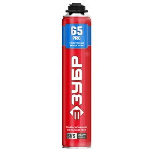 Пена монтажная всесезонная Зубр Pro 65 SVS 41147_z01 850 мл