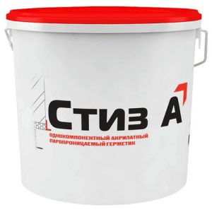 Герметик паропроницаемый Стиз А СТО 034-37547621-2016 ведро 7 кг