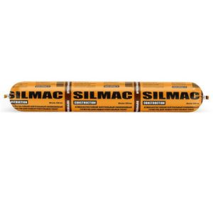 Герметик силиконовый для общестроительных работ Silmac Construction коричневый 590 мл