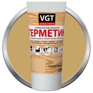 Герметик силиконизированный VGT дуб 0,16 л