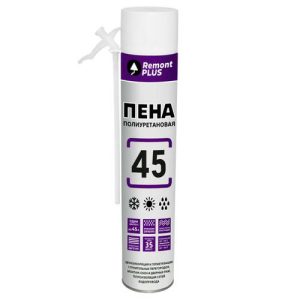 Пена монтажная REMONT PLUS 45 всесезонная 410мл