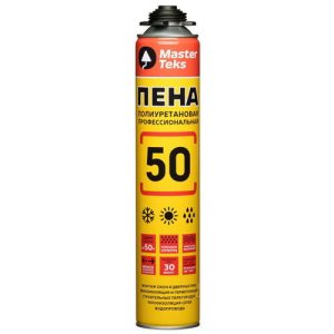 Пена монтажная MASTERTEKS 50 ALL SEASON Pro всесезонная 715мл