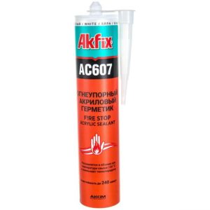 Герметик акриловый огнестойкий Akfix 310 мл