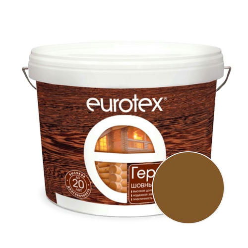 Герметик EUROTEX шовный для дерева Калужница 6 кг