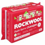 Утеплитель Rockwool Лайт Баттс Скандик - 800*600*50мм 5.76000м2 0.288000м3