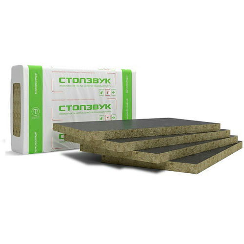 Плита шумопоглощающая СтопЗвук БП Премиум 1200х600х50 мм 4 плиты