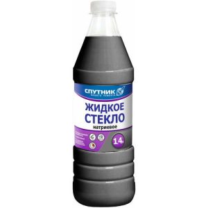 Стекло жидкое натриевое Спутник 1,4кг ПЭТ
