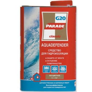 Средство для гидроизоляции Parade Classic Aquadefender G20 1 л