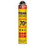 Пена монтажная MASTERTEKS PRO 70+ всесезонная профессиональная 890мл