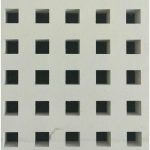Лист гипсокартонный перфорированный Саундлайн-Акустика Квадро 4ПК 2000x1200x12,5 мм