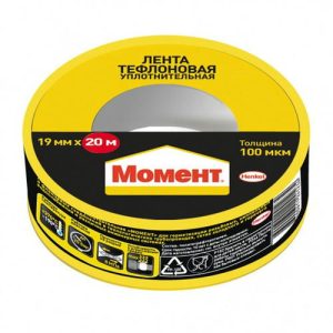 Лента уплотнительная Момент тефлоновая 20 м
