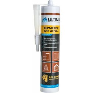 Герметик акриловый для дерева бук Ultima, 300 гр