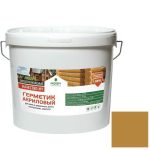 Герметик акриловый межшовный Prosept для деревянных конструкций медовый 15 кг