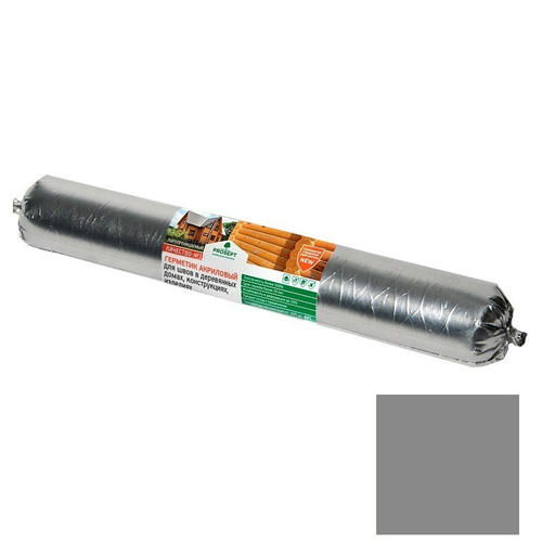 Герметик акриловый межшовный Prosept для деревянных конструкций серый 0,6 л