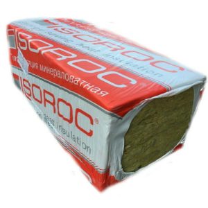 Базальтовая вата Isoroc ПП-80 1000x600x50 мм 6 плит