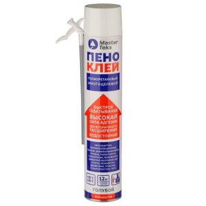 Клей-пена MASTERTEKS PM полиуретановый бытовой многоцелевой 750мл